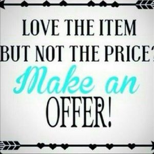 Accepting all reasonable offers!💕